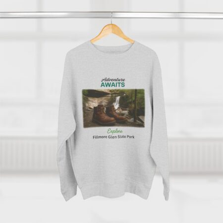 Adventure Awaits Sweatshirt, Cozy Unisex Crewneck for Outdoor Enthusiasts, Perfect Gift for Nature Lovers, Hiking Apparel, Adventure - Image 4