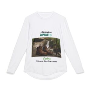 Men's Adventure UV Protection Long Sleeve Shirt, Outdoor Tee, Travel Shirt, Hiking Apparel, Nature Lover Gift