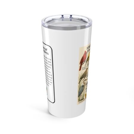 Birdwatching Tumbler 20oz, Eco-Friendly Travel Mug, Gift for Nature Lovers, Outdoor Adventures, Hiking Accessory - Image 3