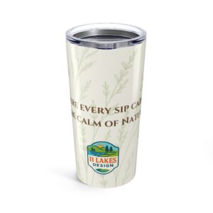 Take the Wild With You Tumbler 20oz | Sip in Serenity, Eco-Friendly Travel Mug, Botanical Travel Tumbler, Inspirational Beverage Container, [...]