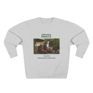 Adventure Awaits Sweatshirt, Cozy Unisex Crewneck for Outdoor Enthusiasts, Perfect Gift for Nature Lovers, Hiking Apparel, Adventure