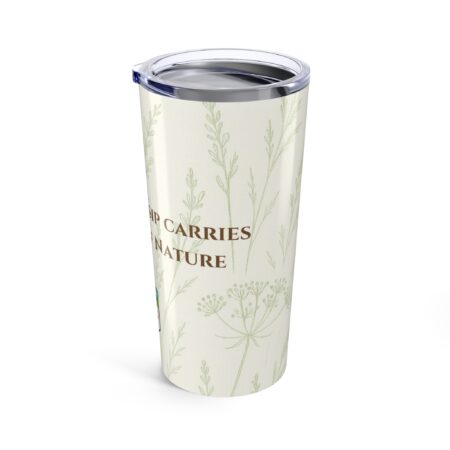 Take the Wild With You Tumbler 20oz | Sip in Serenity, Eco-Friendly Travel Mug, Botanical Travel Tumbler, Inspirational Beverage Container, [...] - Image 4
