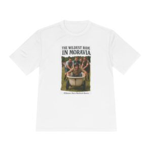 Unisex Moisture-Wicking Tee - 'The Wildest Ride in Moravia' Vintage Tee, Fun Gift for Adventure Lovers, Casual Wear, Eco-Friendly Apparel