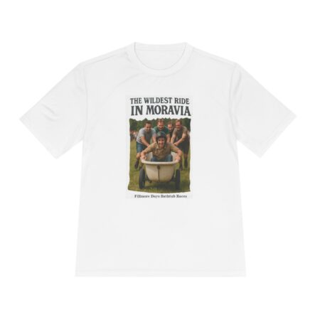 Unisex Moisture-Wicking Tee - 'The Wildest Ride in Moravia' Vintage Tee, Fun Gift for Adventure Lovers, Casual Wear, Eco-Friendly Apparel