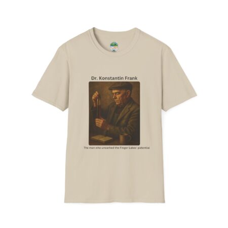 Classic Unisex Graphic Tee featuring Dr. Konstantin Frank - Perfect for Wine Lovers, Vintage Aficionados, Gift Ideas, Casual Wear, [...] - Image 7