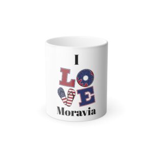 Love Moravia Color Morphing Mug - 11oz Heat Sensitive Coffee Cup