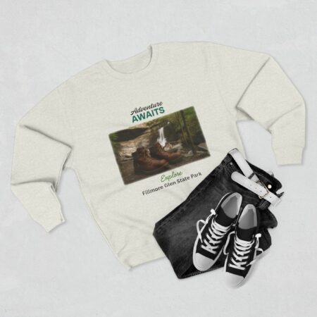Adventure Awaits Sweatshirt, Cozy Unisex Crewneck for Outdoor Enthusiasts, Perfect Gift for Nature Lovers, Hiking Apparel, Adventure - Image 9