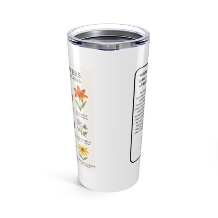 Fingerlakes Wildlife Tumbler 20oz | Botanical Drinkware for Nature Lovers | Perfect Gift for Gardeners, Eco-Friendly Lifestyle, Spring Celebrations, [...] - Image 2