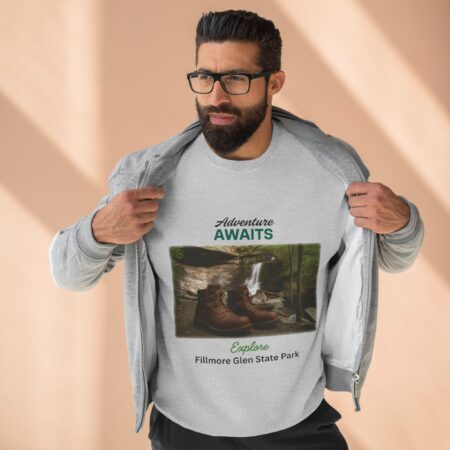 Adventure Awaits Sweatshirt, Cozy Unisex Crewneck for Outdoor Enthusiasts, Perfect Gift for Nature Lovers, Hiking Apparel, Adventure - Image 5