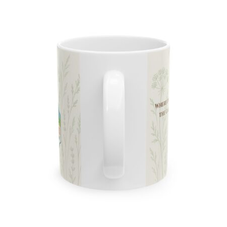 Botanical Serenity Ceramic Mug, Botanical Coffee Mug, Nature-Inspired Tea Mug, Gift for Plant Lovers, Eco-Friendly Mug - Image 3