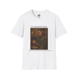 Classic Unisex Graphic Tee featuring Dr. Konstantin Frank - Perfect for Wine Lovers, Vintage Aficionados, Gift Ideas, Casual Wear, [...]