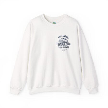 49 Years of Horsepower & History – Fillmore Glen Auto Show and Flea Market  Unisex heavy blend crewneck sweatshirt.