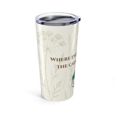 Take the Wild With You Tumbler 20oz | Sip in Serenity, Eco-Friendly Travel Mug, Botanical Travel Tumbler, Inspirational Beverage Container, [...] - Image 3