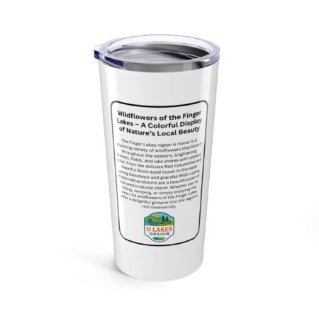 Fingerlakes Wildlife Tumbler 20oz | Botanical Drinkware for Nature Lovers | Perfect Gift for Gardeners, Eco-Friendly Lifestyle, Spring Celebrations, [...] - Image 4