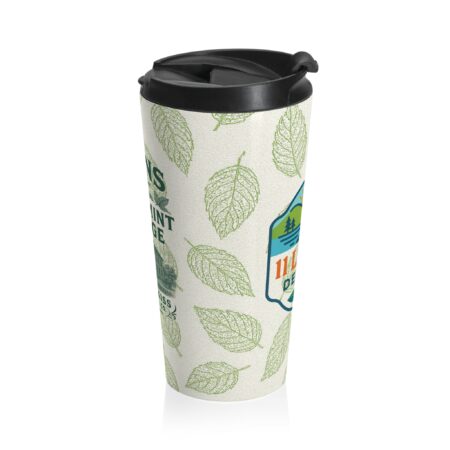 peppermint leaf eco travel mug