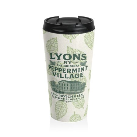 peppermint leaf eco travel mug