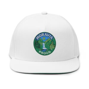 Embroidered Moravia Proud Flat Bill Cap