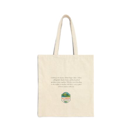 Finger Lakes Farm Country Cotton Canvas Tote Bag - Image 2