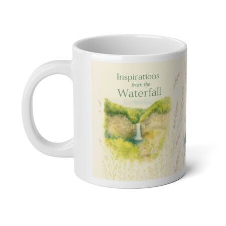 inspirations from the waterfall – jumbo 20oz ceramic mug