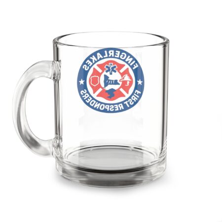 first responders glass mug, 10oz
