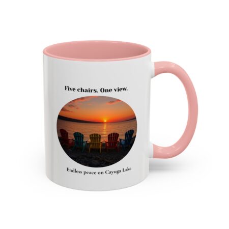 serene sunset coffee mug | cozy drinkware for nature lovers, gift for coffee enthusiasts, lakeside vibes, home decor, relaxation