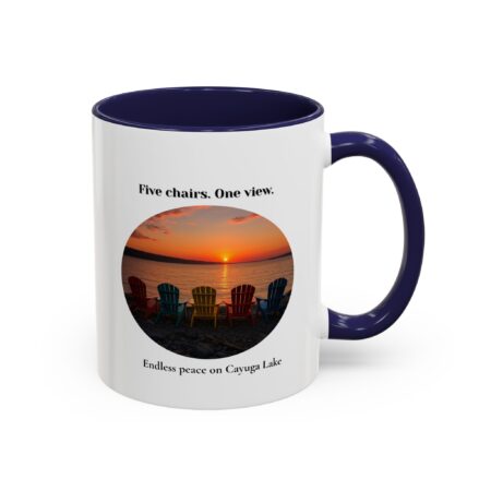 serene sunset coffee mug | cozy drinkware for nature lovers, gift for coffee enthusiasts, lakeside vibes, home decor, relaxation