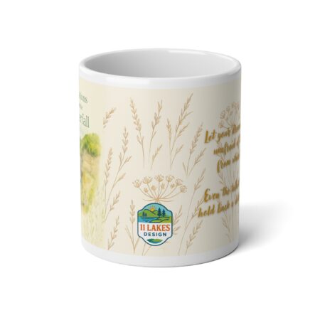 inspirations from the waterfall – jumbo 20oz ceramic mug