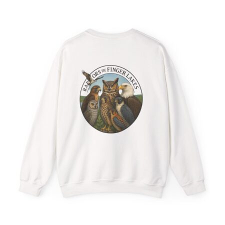 raptors of the finger lakes crewneck sweatshirt