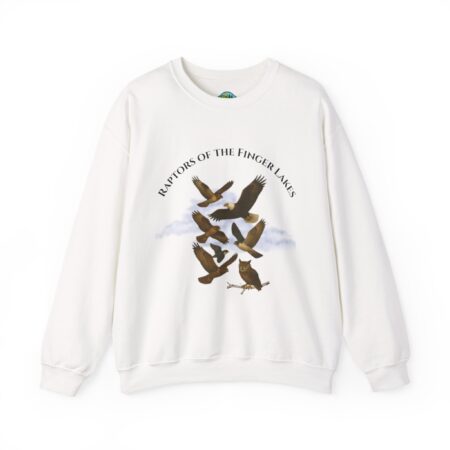 raptors of the finger lakes crewneck sweatshirt