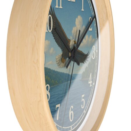 finger lakes eagle wall clock
