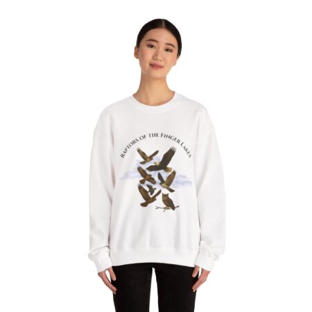 raptors of the finger lakes crewneck sweatshirt