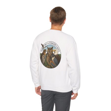 raptors of the finger lakes crewneck sweatshirt