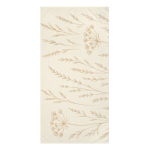 elegant floral mink cotton towel | soft bath towel