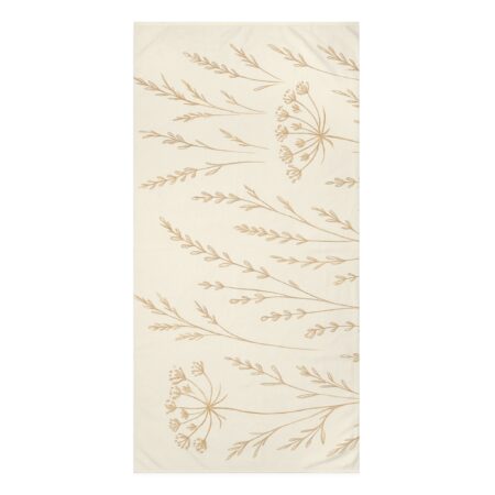 elegant floral mink cotton towel | soft bath towel