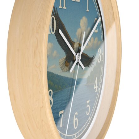 finger lakes eagle wall clock