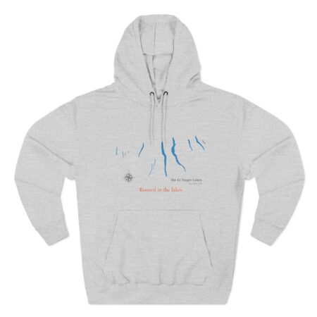 nature inspired three panel fleece hoodie, adventure hoodie, cozy outdoor wear, gift for nature lovers, graphic fleece top