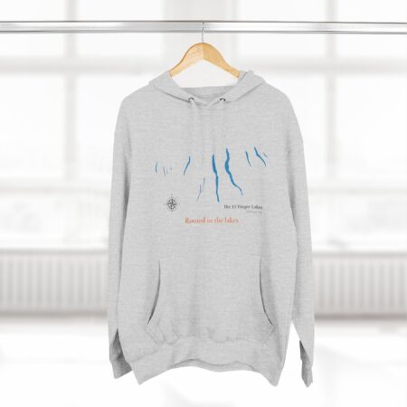 nature inspired three panel fleece hoodie, adventure hoodie, cozy outdoor wear, gift for nature lovers, graphic fleece top