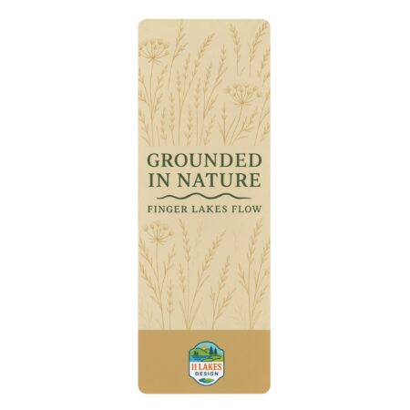 grounded in nature yoga mat, eco friendly exercise mat, yoga essentials, fitness gift, meditation mat, mindfulness practice, home workout