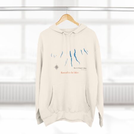 nature inspired three panel fleece hoodie, adventure hoodie, cozy outdoor wear, gift for nature lovers, graphic fleece top
