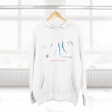 nature inspired three panel fleece hoodie, adventure hoodie, cozy outdoor wear, gift for nature lovers, graphic fleece top