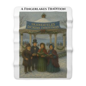 11LakesDesign a fingerlakes tradition christmas blanket